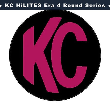 KC HiLITES Era 4 ROUND Series Light Cover Overlays - Universal