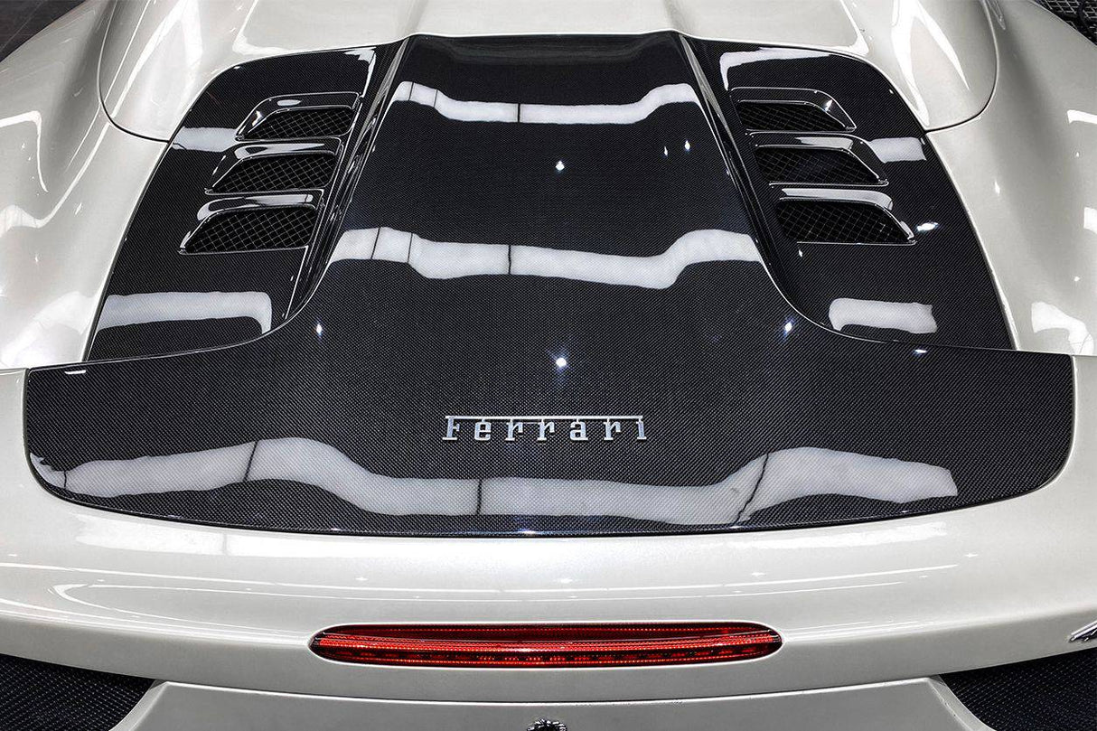 2010-2015 Ferrari Carbon Fiber Engien Hood trunk Carbonado (OE) Fits: 458 Spider