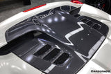 2010-2015 Ferrari Carbon Fiber Engien Hood trunk Carbonado (OE) Fits: 458 Spider