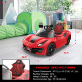 Electric Ferrair Toy Car for Kids with Remote Control for Children