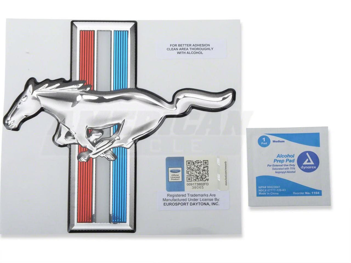Speedform Embossed Tri-Bar Emblem (Universal; Some Adaptation May Be Required)