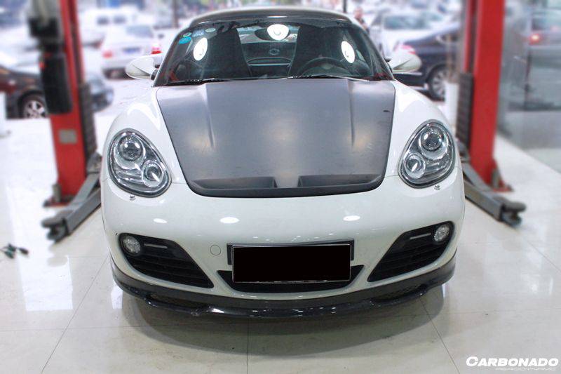 2009-2012 Porsche Cayman 987 EM Style Carbon Fiber Front Lip