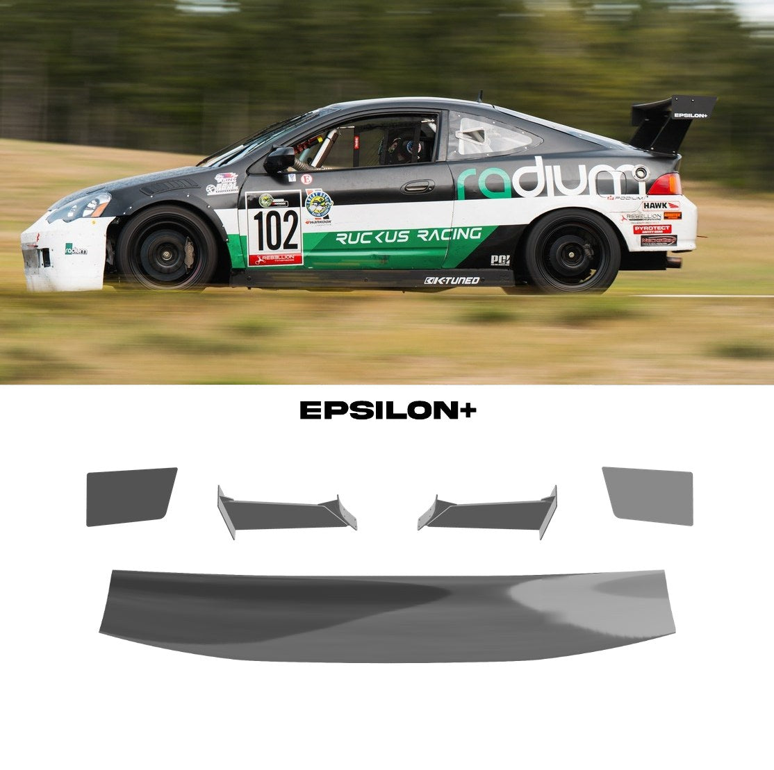 GT Wing – Acura RSX (DC5, 2002-2006)
