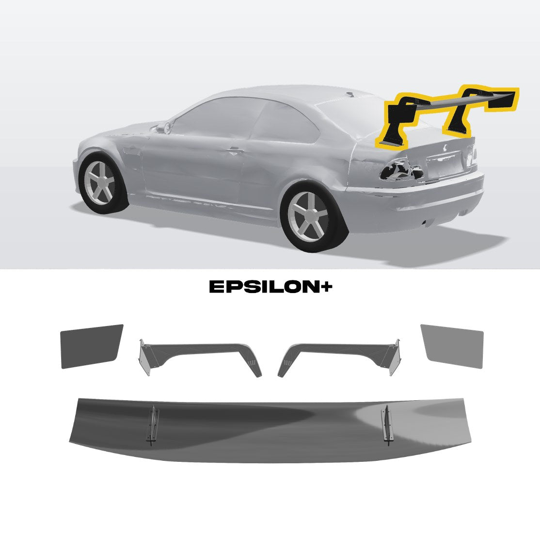 GT Wing – BMW 3 Series/M3 Coupe (E46, 2000-2006)