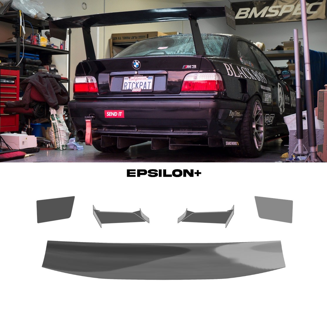 GT Wing – BMW 3 Series/M3 (E36, 1992-1999)