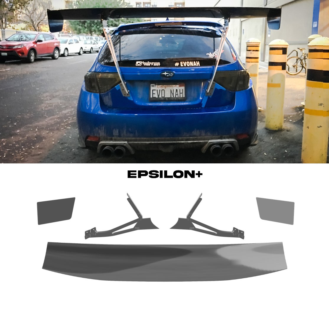 GT Wing – Subaru Impreza Hatchback (GR, 2007-2014)