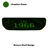 1966 Topographic Shifter Plate (Printed Series + Acrylic) - 2021+ Bronco