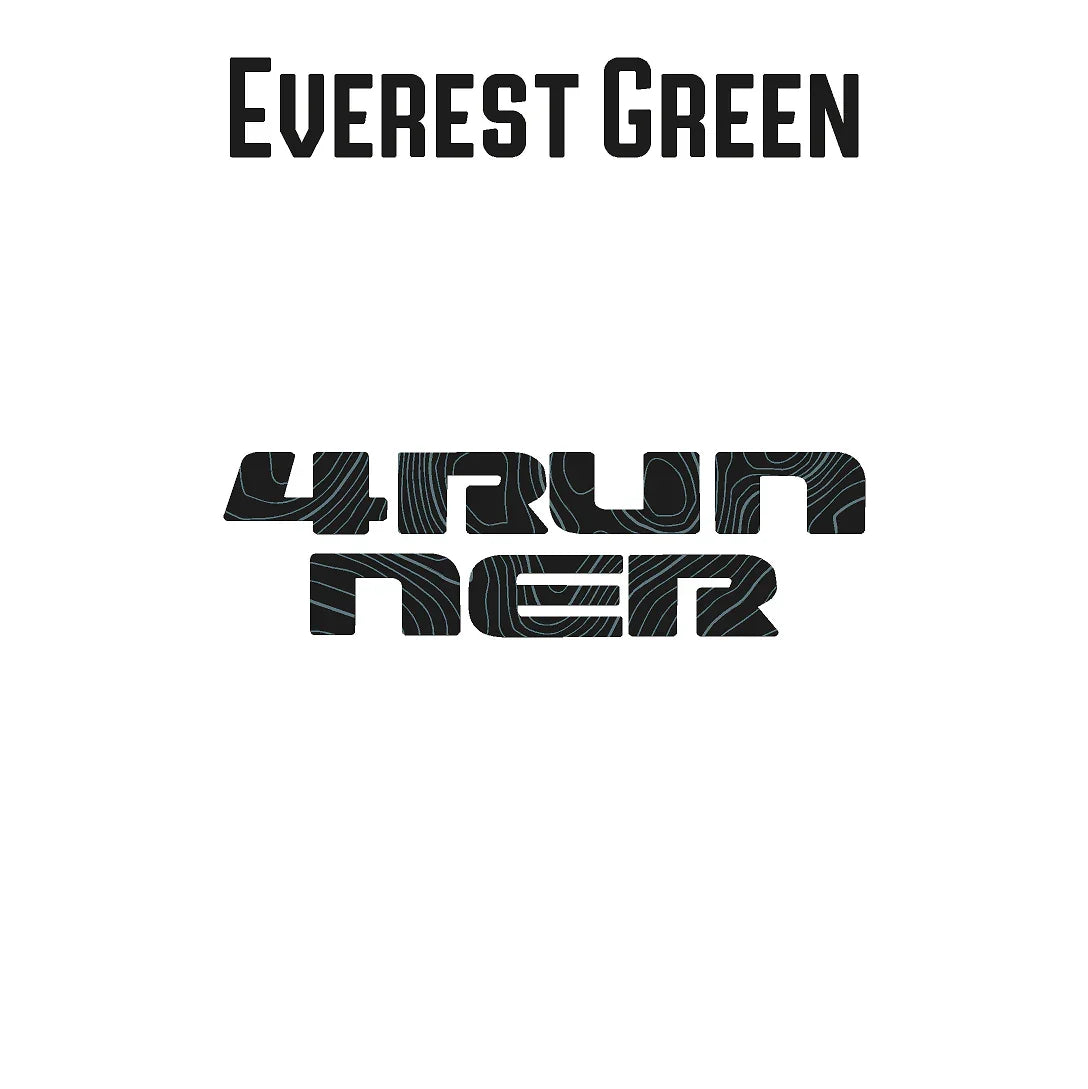 4RUNNER Topographic Rear Liftgate Emblem Overlays - 2025+ 4Runner