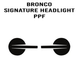 eXpert Signature Headlight Paint Protection Film (Clear PPF) - *2021+ Bronco