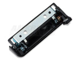 OPR Exterior Door Handle; Driver Side; Gloss Black (79-93 Mustang)