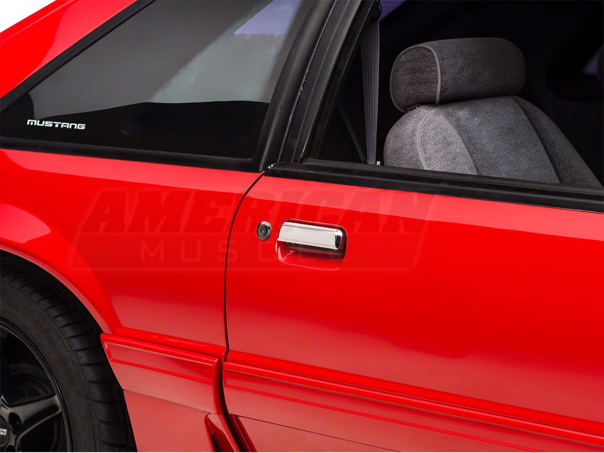 OPR Exterior Door Handle; Passenger Side; Chrome (79-93 Mustang)