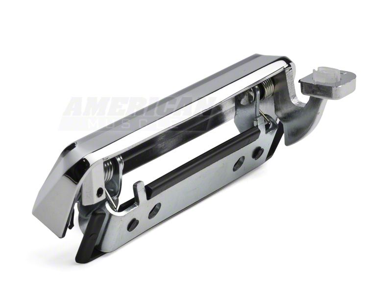 OPR Exterior Door Handle; Passenger Side; Chrome (79-93 Mustang)