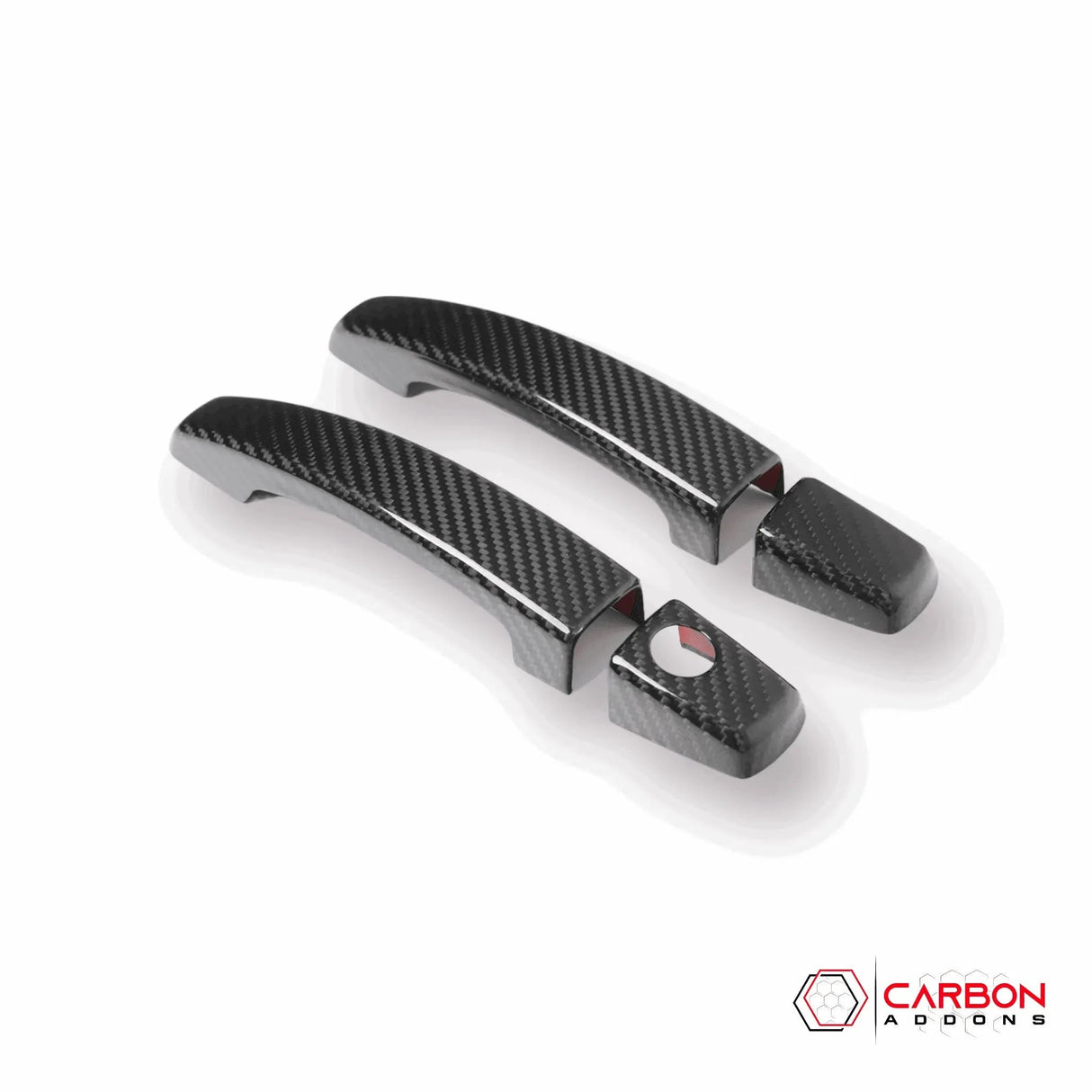 Exterior Carbon Fiber Door Handle Covers for 2010-2015 Chevy Camaro