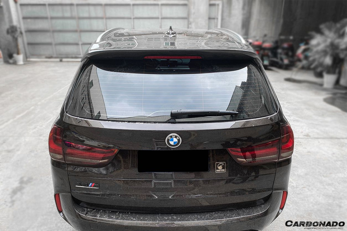 2014-2018 BMW X5 F15 VS Style Carbon Fiber Roof Spoiler