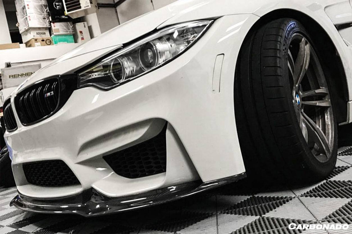 2014-2020 BMW M3 F80 M4 F82 VRS Style Carbon Fiber Front Lip