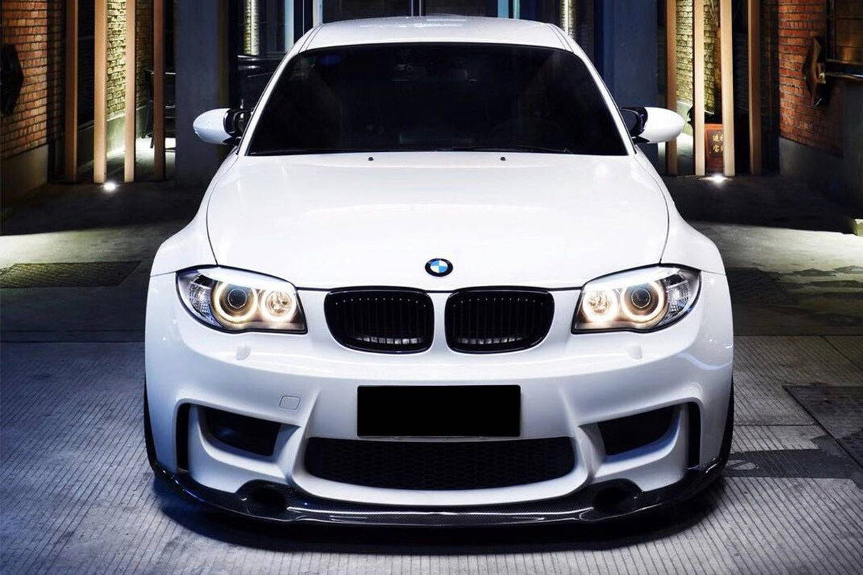 2008-2013 BMW E82 E88 1M RZ Style Carbon FIber Front Lip