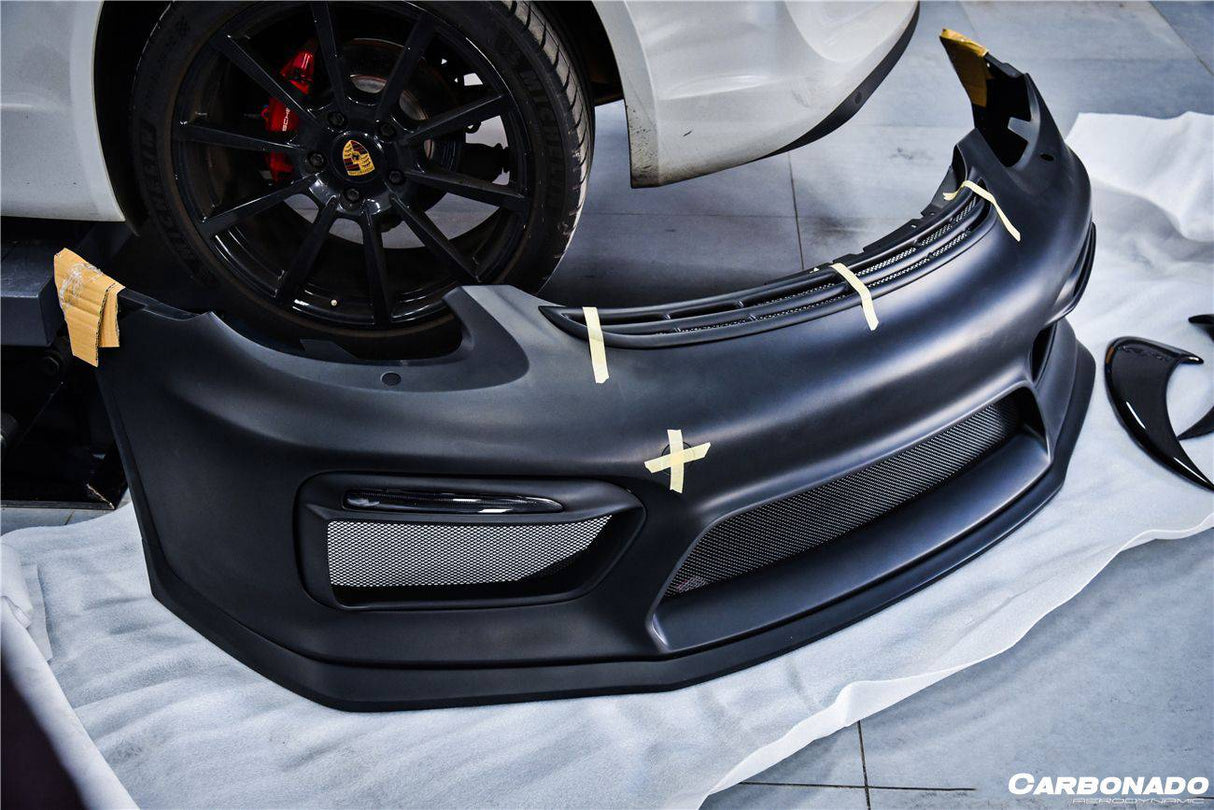 2012-2016 Porsche 981 Boxster | Cayman GT4 Style Front Bumper