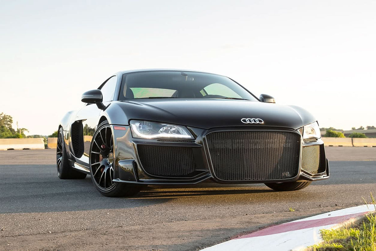 2006-2015 Audi R8 Partial Carbon Fiber Front Bumper DarwinPRO (DPGT) Fits Coupe | Spyder