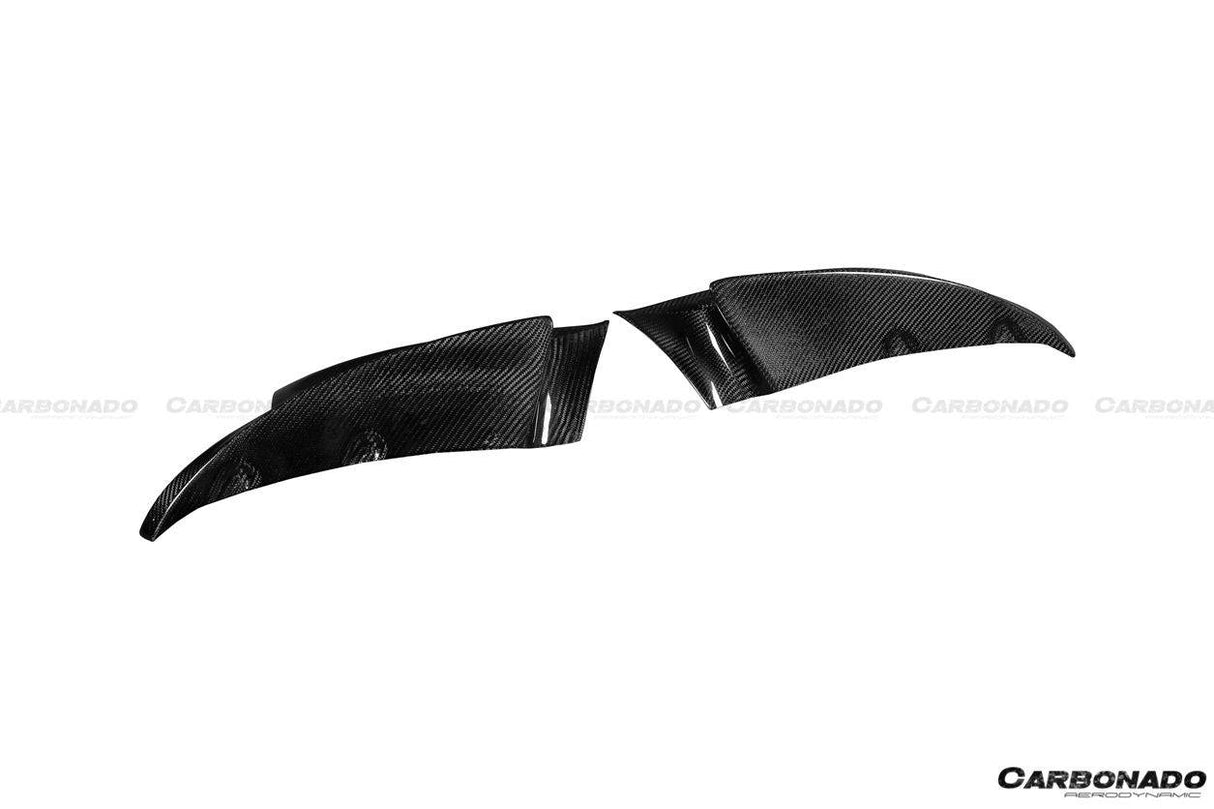 2008-2012 BMW M3 E90  E92  E93 MP Style Carbon Fiber Lip Splitters