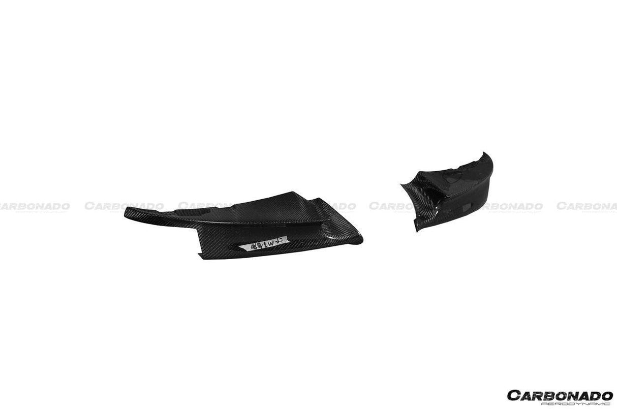 2008-2012 BMW M3 E90  E92  E93 MP Style Carbon Fiber Lip Splitters