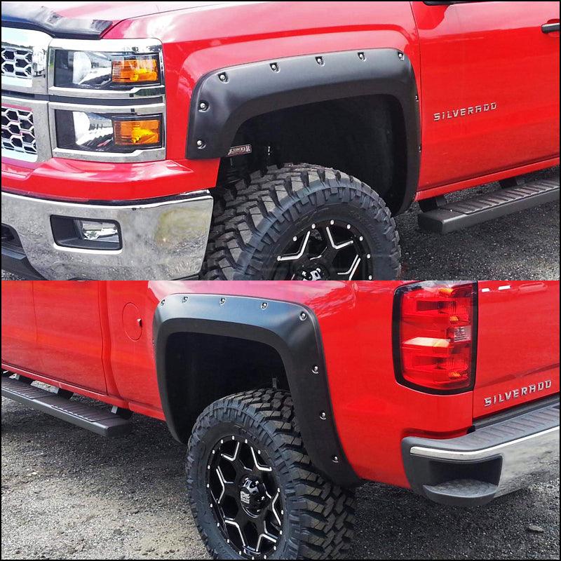 Spec-D Fender Flares Chevy Silverado [6.5 or 8 ft bed] (2014-2016) 1500/2500HD/3500HD