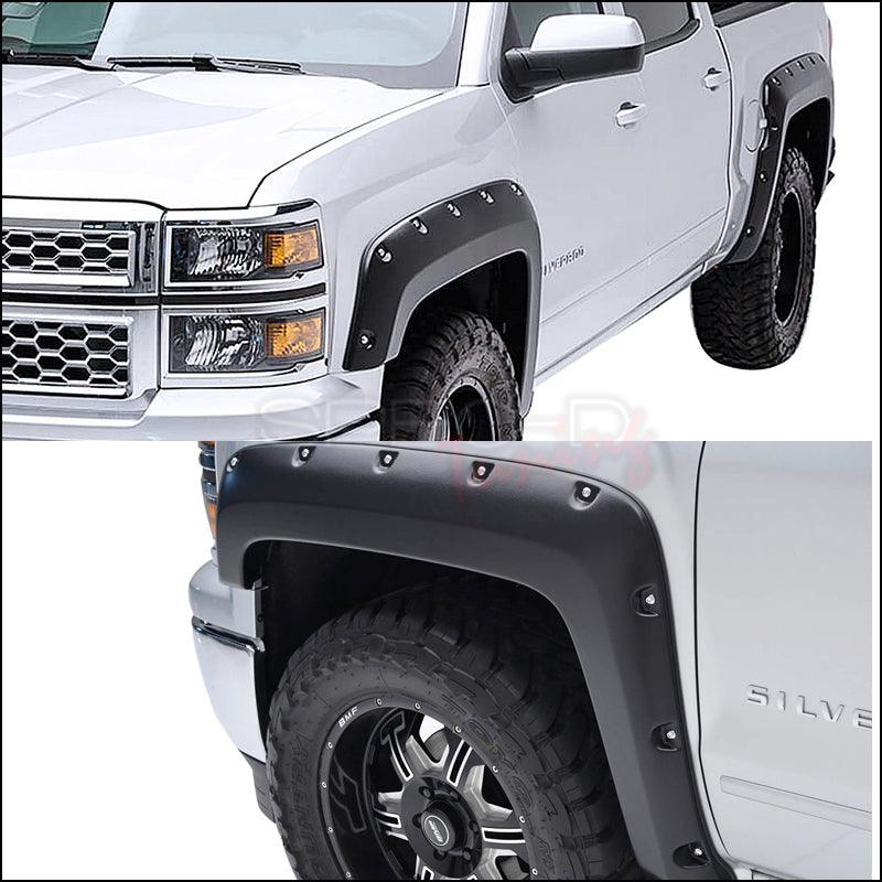 Spec-D Fender Flares Chevy Silverado [5.8' Short Bed] (2014-2016) 5.8' Bed Only