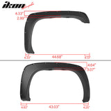 1999-2007 Chevy Silverado GMC Sierra Pocket Rivet Black Fender Flares