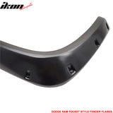 1994-2002 Dodge Ram 1500 2500 3500 Pocket Front Rear Fender Flares ABS