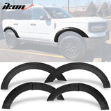2021-2025 Ford Bronco Sport Pocket Style Black Fender Flares 6PC PP
