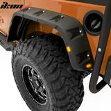 2007-2018 Jeep Wrangler JK Pocket Rivet Fender Flare w/ LED Side Maker