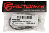 FactionFab Front Stainless Steel Brake Lines Subaru STI 2004-2007 / WRX 2002-2007