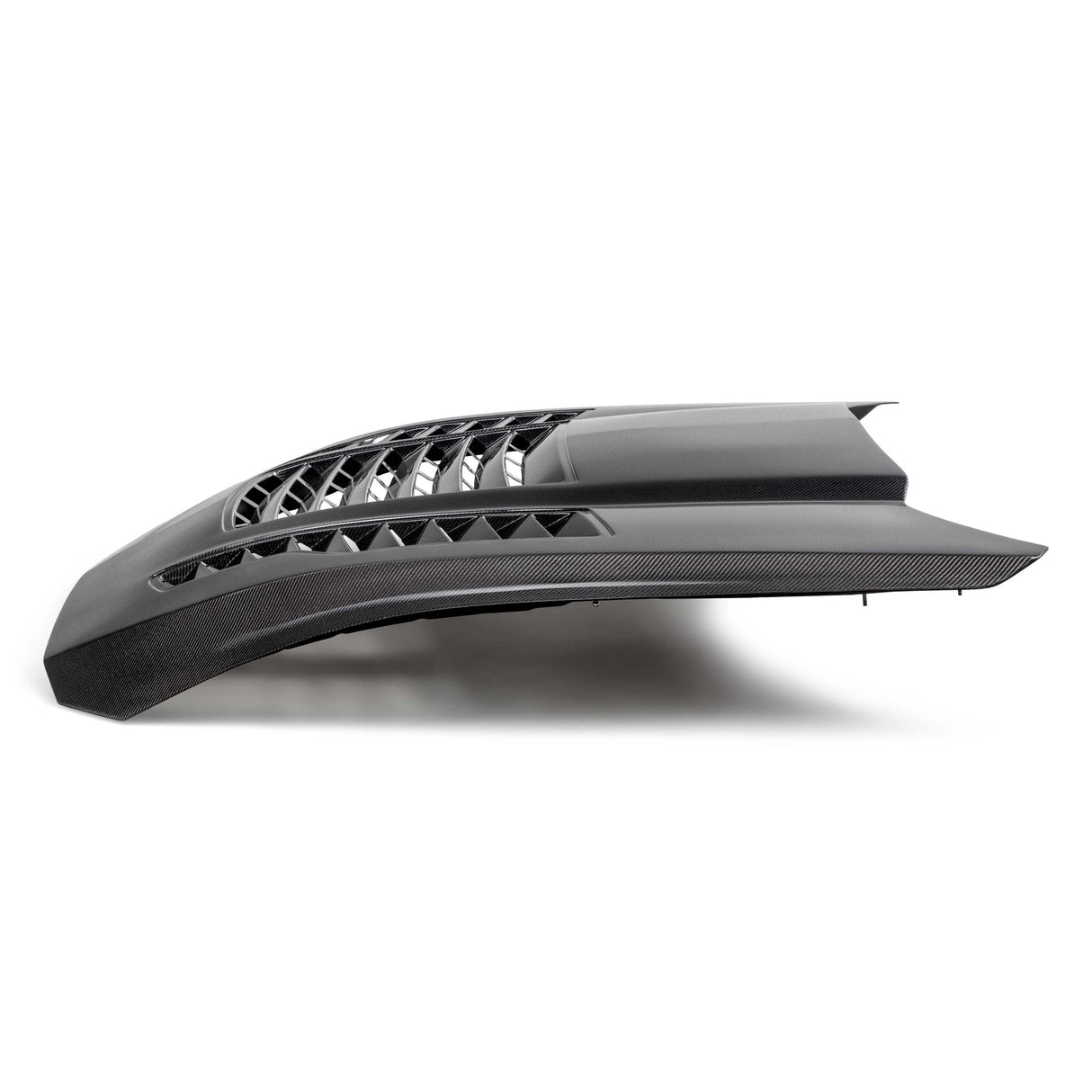 Type-GT4 double-sided carbon fiber hood for 2024 Ford Mustang