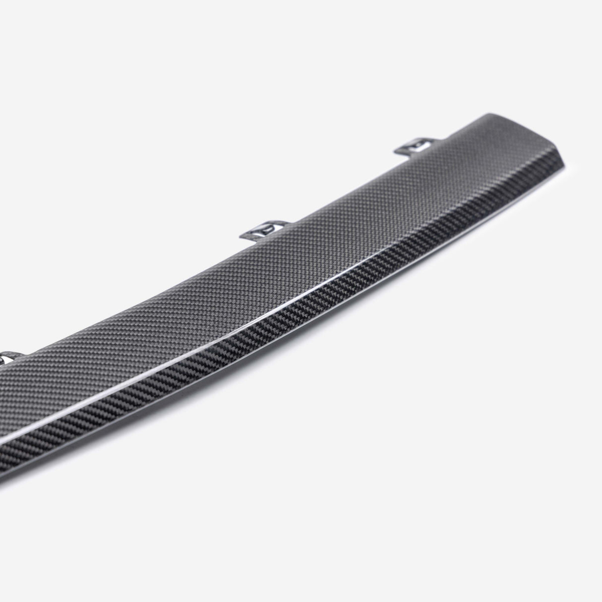 Carbon fiber upper grille trim for 2024 Ford Mustang Dark Horse