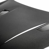 TM-style carbon fiber hood for 2010-2014 VW Golf / GTI (Shaved)