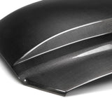 Type-CJ carbon fiber cowl hood for 2013-2014 Ford Mustang