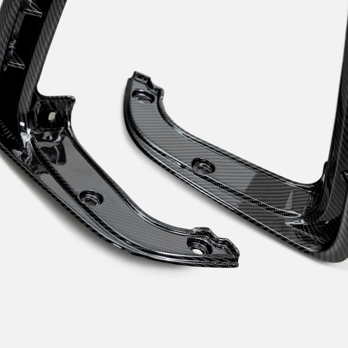 Type-OE carbon fiber tail light surrounds for 2021-2024 RAM TRX (Pair)