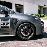 Dry carbon fiber fender vents for 2023-2024 Toyota GR Corolla - Gloss finish