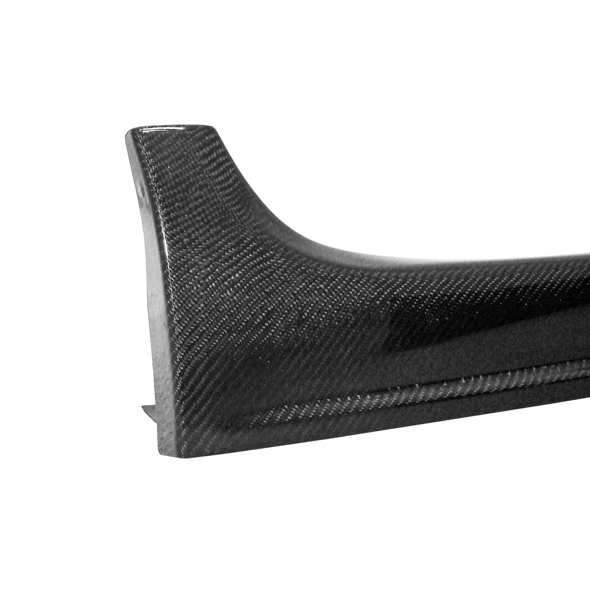 OE-style carbon fiber side skirts for 2008-2015 Mitsubishi Lancer EVO X