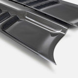 Type-OE carbon fiber hood vents for 2021-2024 RAM TRX (Pair)