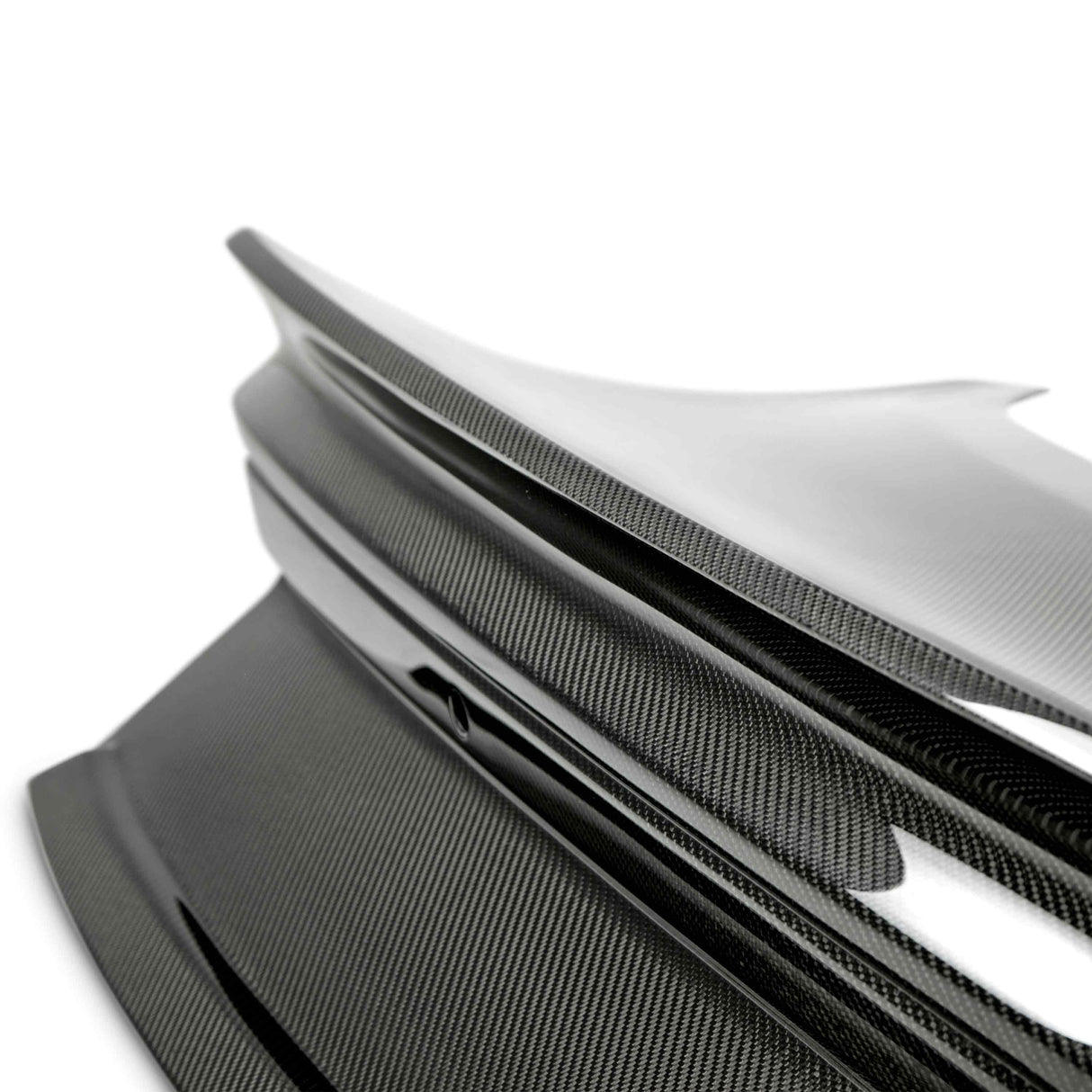 Type-SA double sided carbon fiber decklid with integrated spoiler for 2015-2023 Ford Mustang