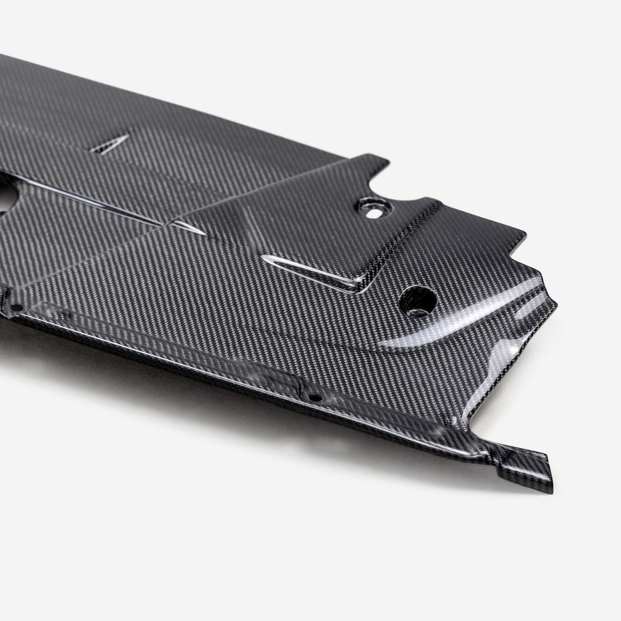 Carbon fiber radiator cover for 2024 Ford Mustang