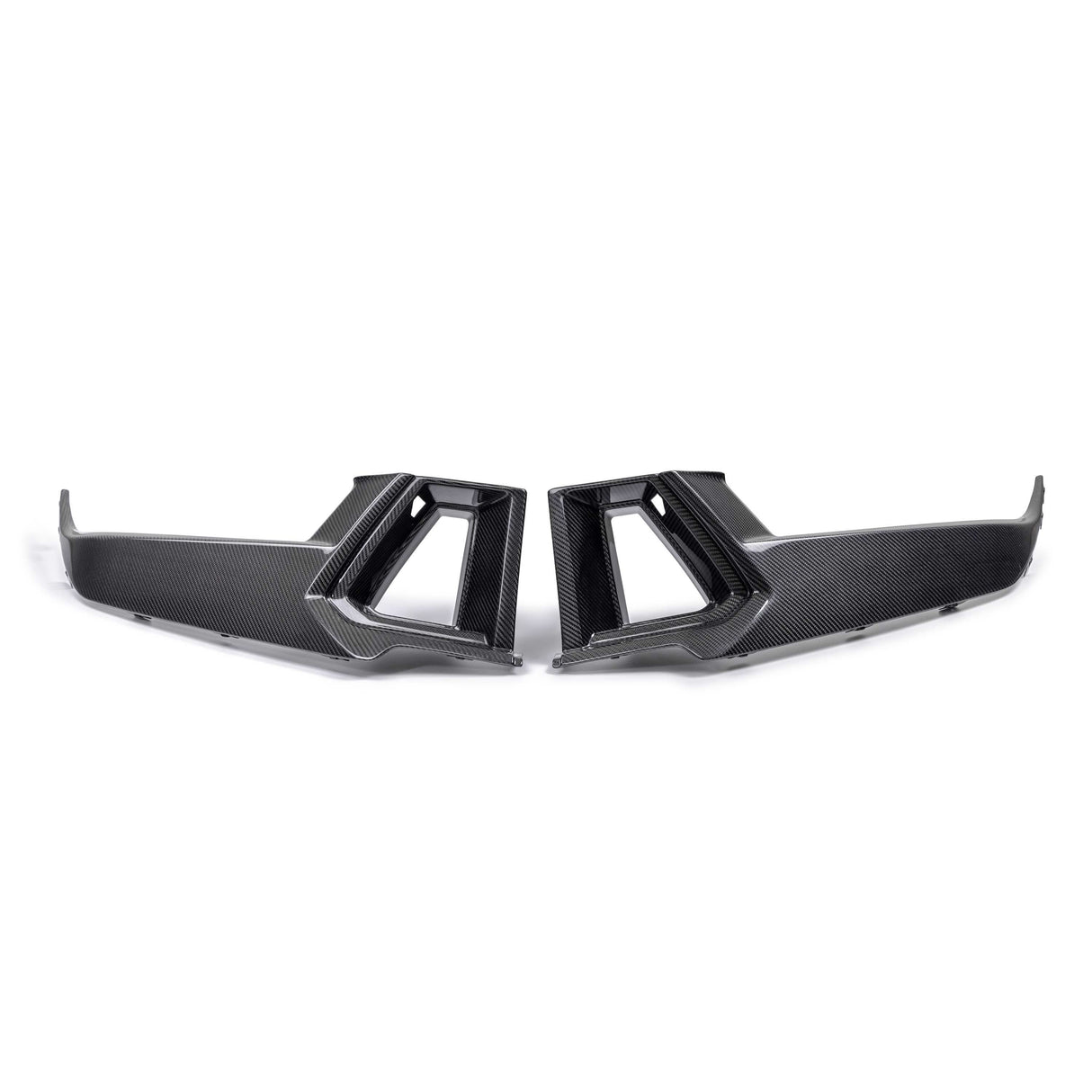 Carbon fiber headlight surround for 2024 Ford Mustang Dark Horse
