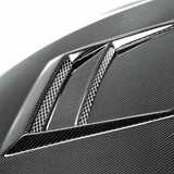 DV-style carbon fiber hood for 2008-2015 Mitsubishi Lancer EVO X