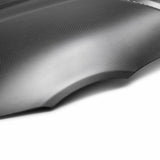 TS-style DRY Carbon fiber hood for 2020-2023 Toyota Supra - Matte finish