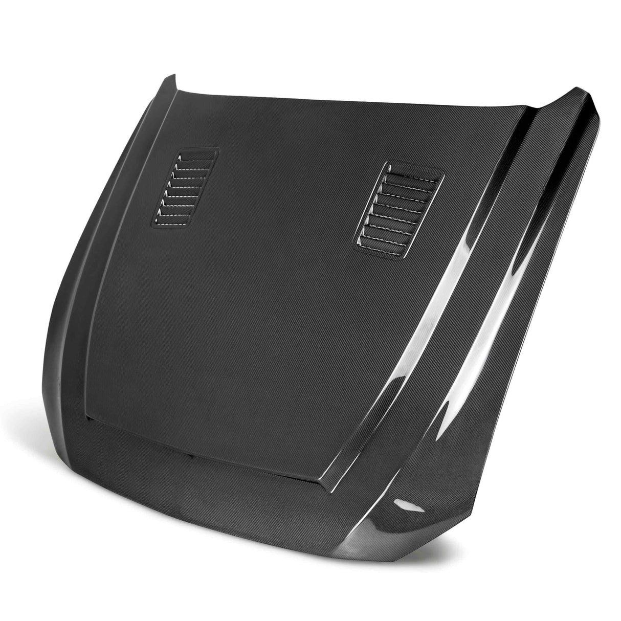 Type-SN double sided carbon fiber hood for 2018-2023 Ford Mustang