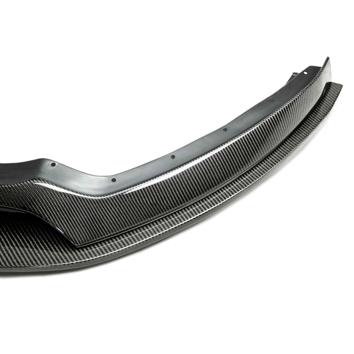 Type-AR carbon fiber front chin splitter for 2015-2017 Ford Mustang