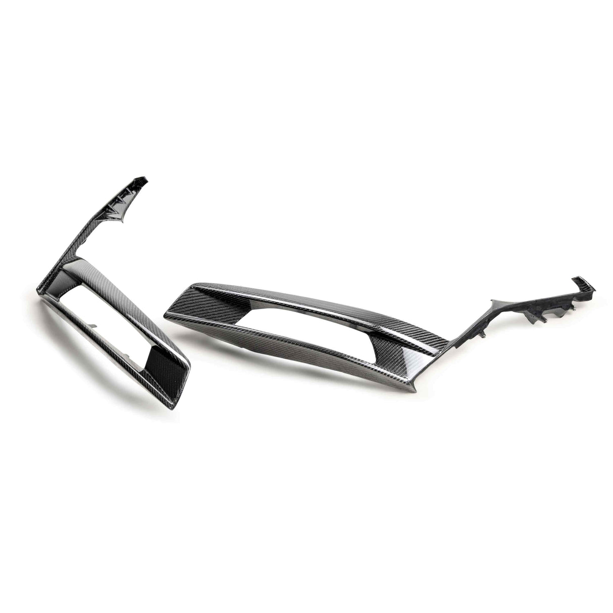 Carbon fiber turn signal bezels for 2020-2022 Ford Mustang Shelby GT500