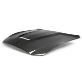 Double sided carbon fiber hood for 2015-2020 Ford Mustang Shelby GT350 & GT350R