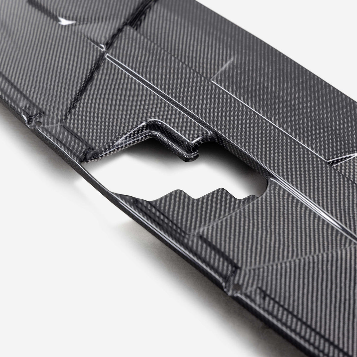 Carbon fiber radiator cover for 2024 Ford Mustang