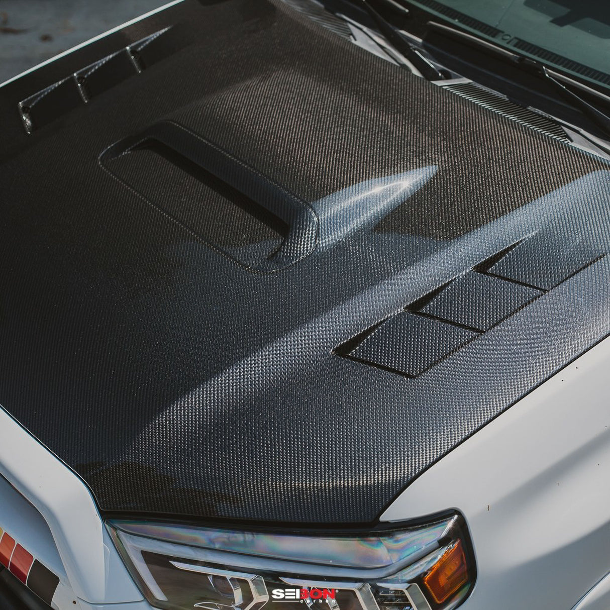 TS-style carbon fiber hood for 2010-2023 Toyota 4Runner